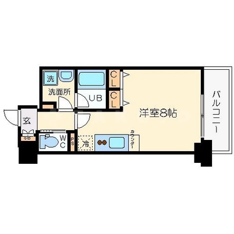 アーバネックス北浜の間取り