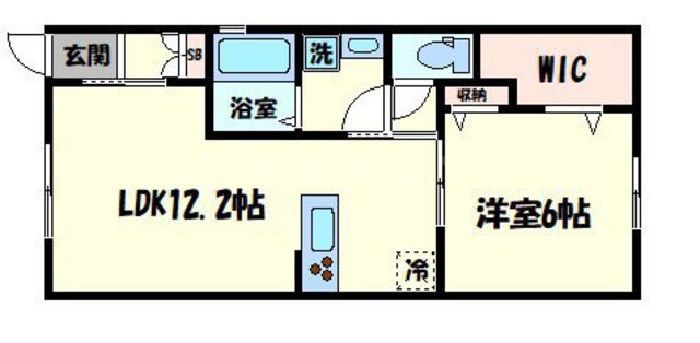 メゾンジェイド京橋の間取り