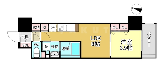 アーバネックス西本町の間取り