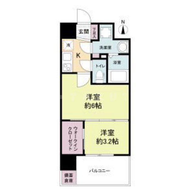 セレニテ江坂ルフレの間取り