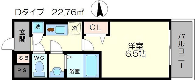 レジュールアッシュウエストレジスの間取り