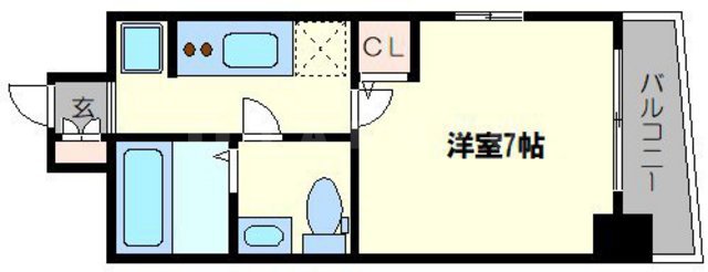 セレニテ桜川駅前プリエの間取り