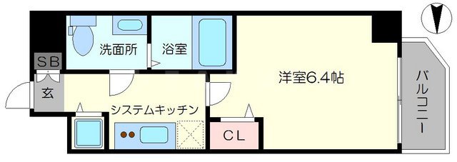 クリスタルグランツ西本町の間取り