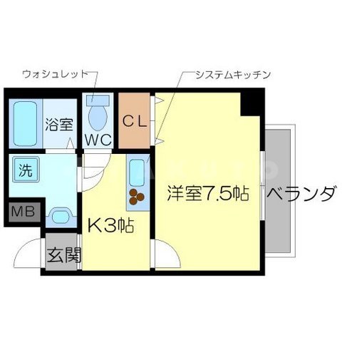 ヒルズ小松の間取り