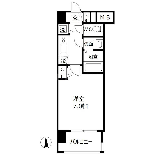 セイワパレス玉造上町台の間取り