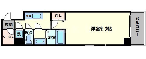 La Douceur心斎橋の間取り