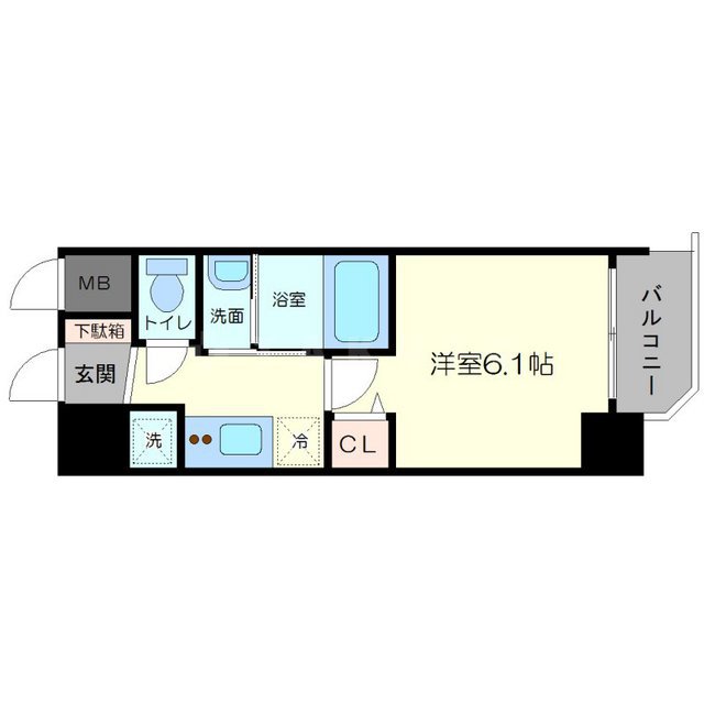 Live Casa本町の間取り