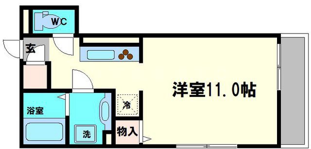 アヴェルラ京橋の間取り