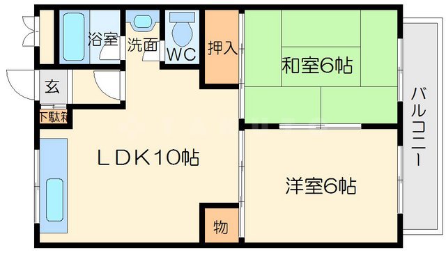 第3マンション北の間取り