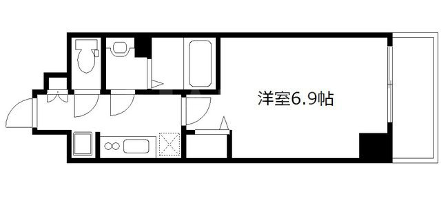 プレサンス阿波座駅前の間取り