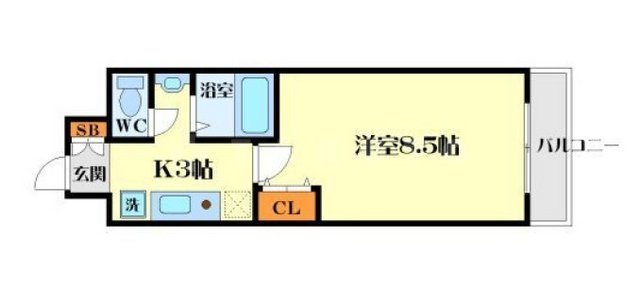 プルミエールメゾン江坂の間取り
