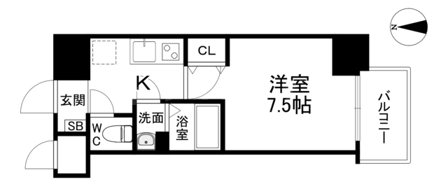 LUMINOUS鶴見(旧:MARKST鶴見)の間取り
