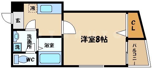 クロスヴィーチェ京橋の間取り