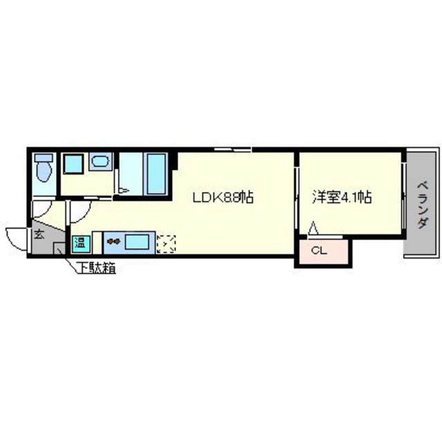 Hiro PalaceⅠの間取り