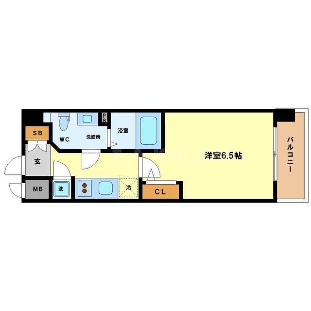 エスリード江戸堀の間取り