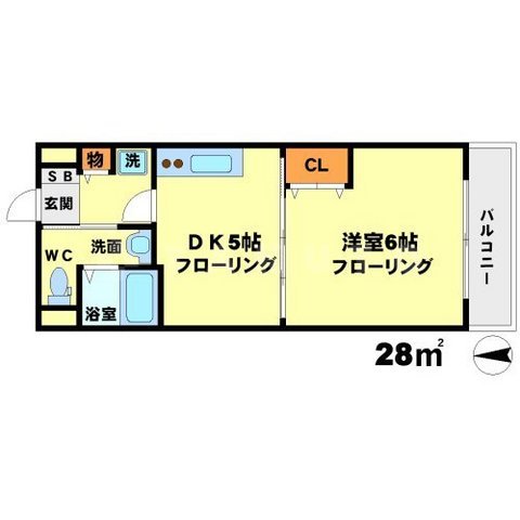 ドライバウム江坂の間取り