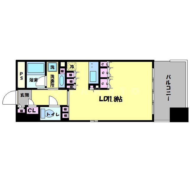 ガリレオ新町の間取り