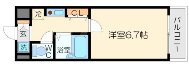 エクセレント上新11の間取り