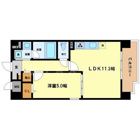 海老江サンライズの間取り