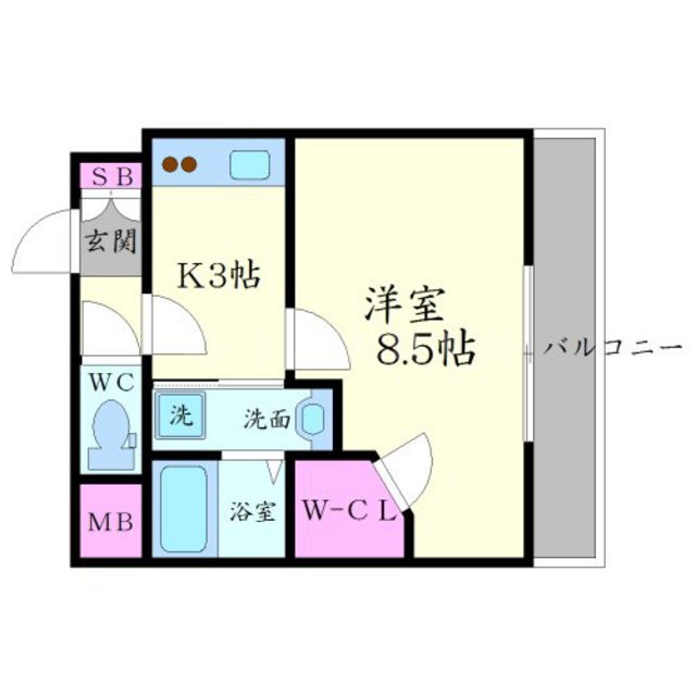 クリスタルマンションの間取り