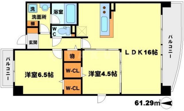 Alice Garden Esakaの間取り