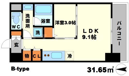 小西マンションの間取り