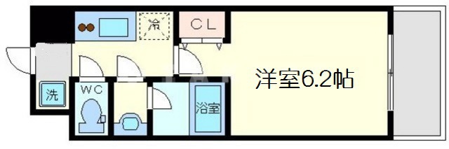 スプランディッド難波の間取り