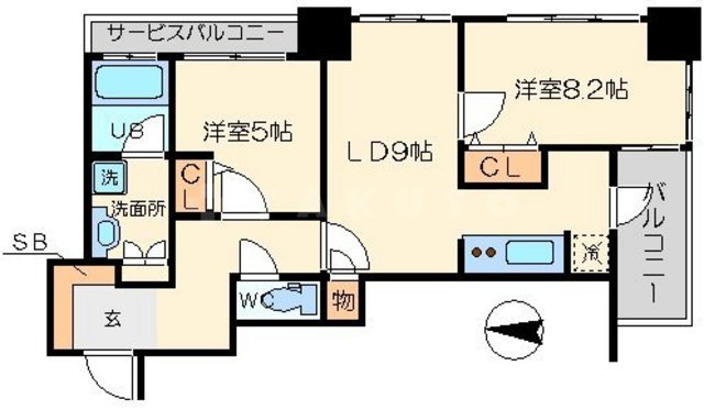2/8 間取