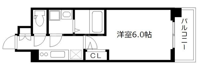 エスリード本町靱公園レジデンスの間取り