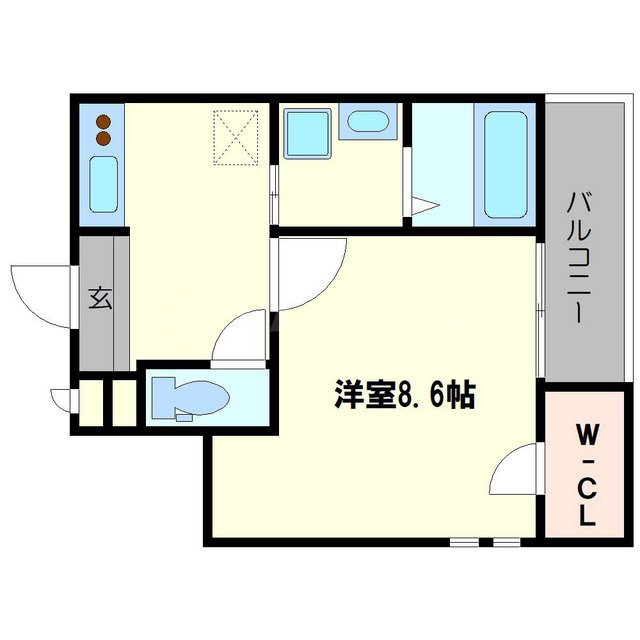 ラフィーネ豊里の間取り