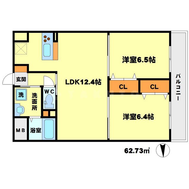 第23関根マンションの間取り