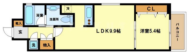 アーデン京町堀イーストの間取り