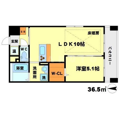 第21関根マンションの間取り