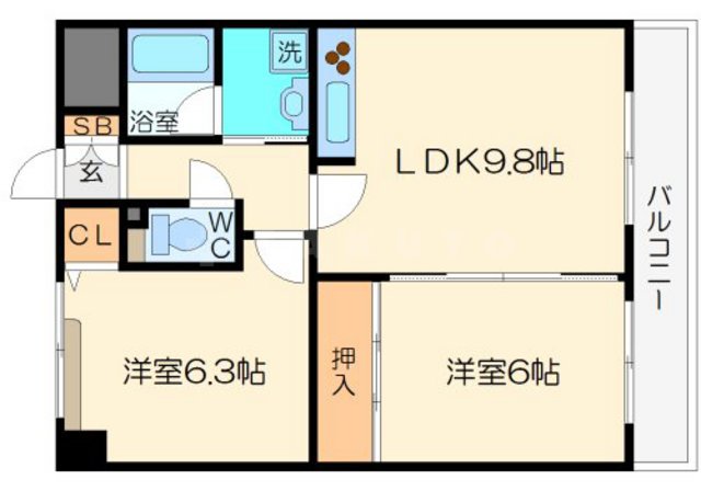 パークサイドテラスの間取り