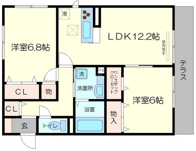 Friend Esakahigashiの間取り