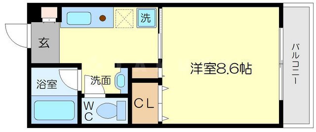 ドミトリオ仁王田の間取り