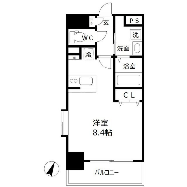 ラグゼ江戸堀の間取り