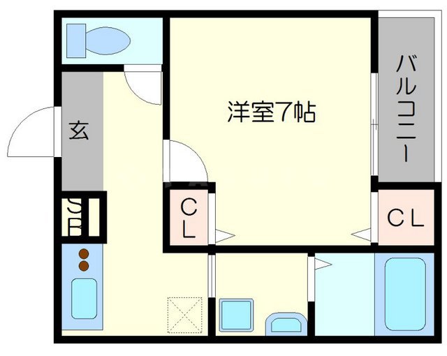 フジパレス垂水町Ⅲ番館の間取り