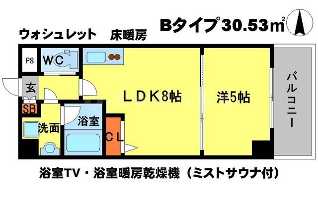 ベルファース緑地公園の間取り