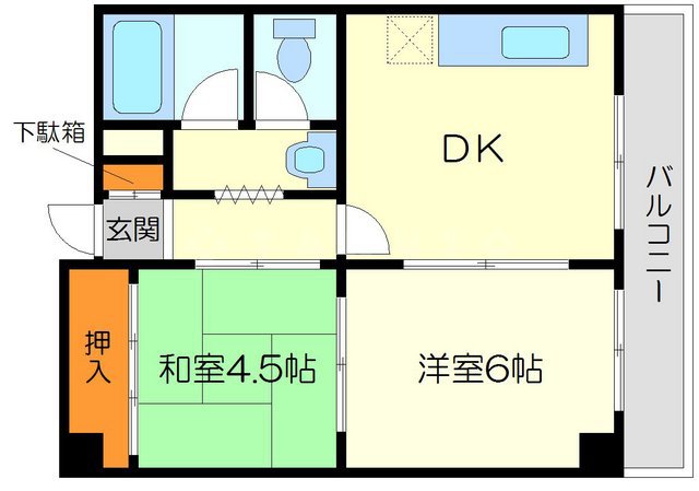 グランドハイツ北の間取り