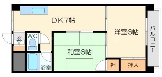 第2マンション北の間取り