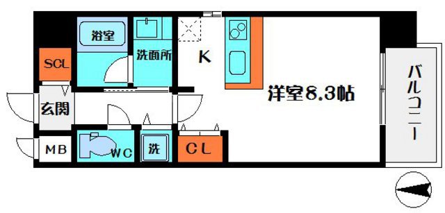 スプランディッド野江の間取り