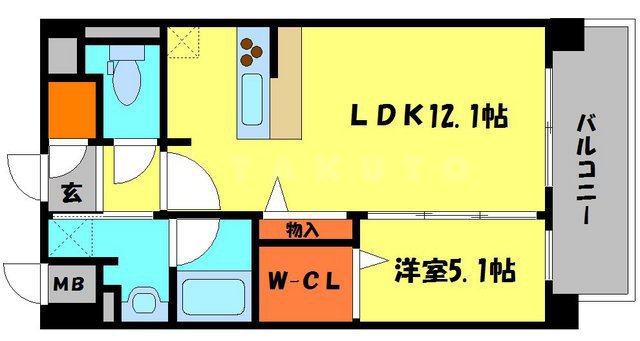 Grand-Place京橋の間取り