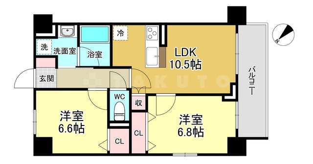 クアンツの間取り