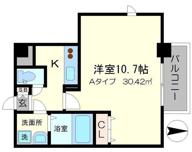リードレジデンス関大前の間取り