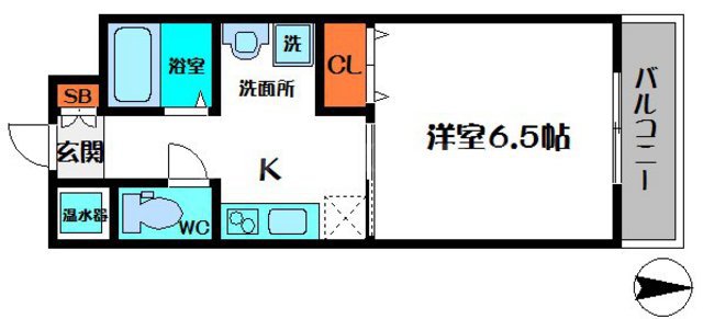 ロイヤルクイーンズパーク関目の間取り
