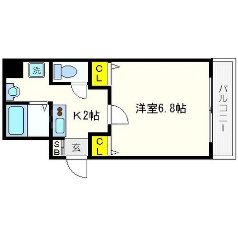 ロイヤルクイーンズパーク関目の間取り