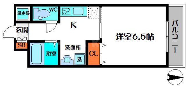 ロイヤルクイーンズパーク関目の間取り