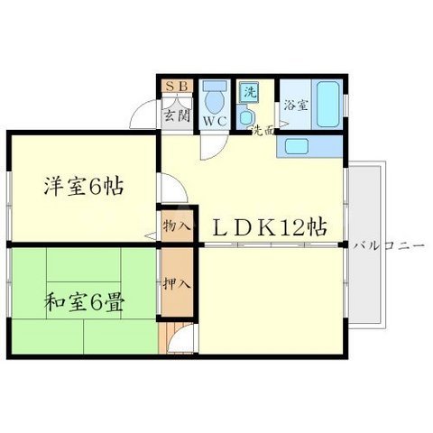 サンガーデン東豊中の間取り