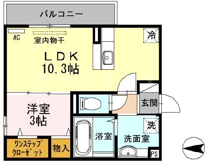 グロリオサの間取り